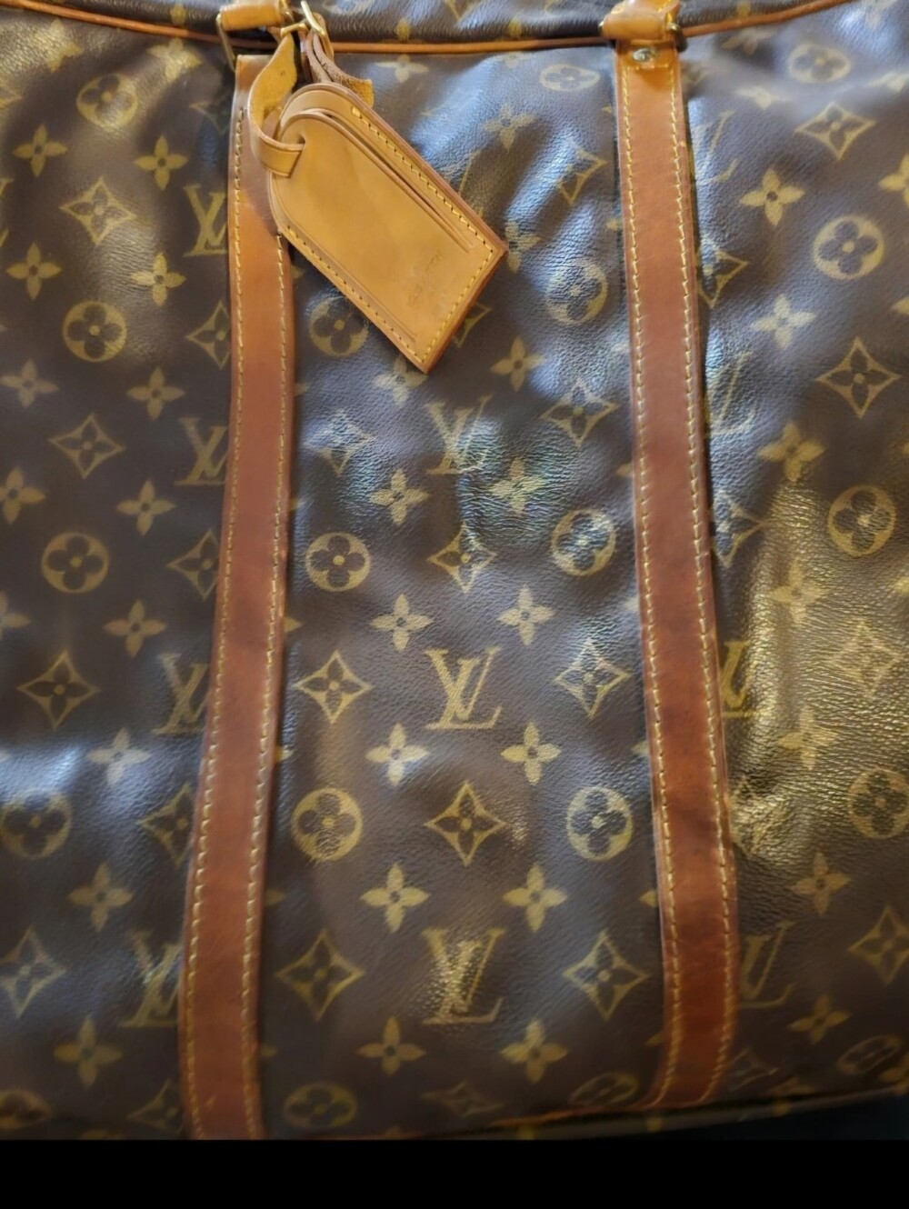Authetic Louis Vuitton Soft Suitcase SIRIUS 50 MONOGRAM.(Antique)